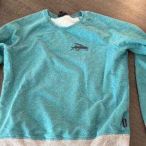 Teal Patagonia Crew Neck Sweatshirt